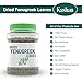 Kashan Dried Fenugreek Leaves, Kasuri Methi, Great for Cooking & Food Flavoring, Middle Eastern Cuisine and Aromatic Seasoning, Vegetarian 7oz (198g)