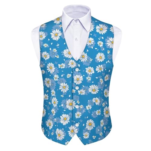 Men's Suit Blazer Vest Business Formal Dress Waistcoat Vest with Adjustable Back Strap for Suit or Tuxedo 5