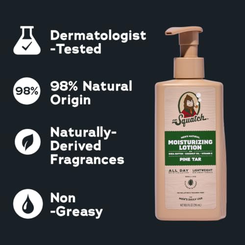Dr. Squatch Natural Hand and Body Lotion for Men (10 fl oz, 2-Pack) - image 5