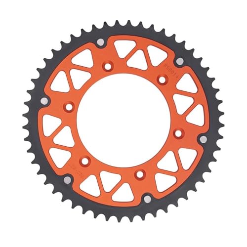 Couronne arrière 520 renforcée 52T pour éviter l'usure de chaîne sur moto EX300