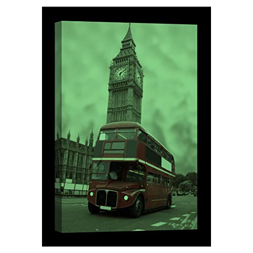 Tableau canvas Cities DCO051-2 phosphorescent de 80 x 120 cm - 2