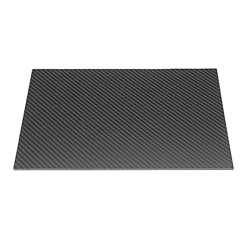 MizukiHinata カーボンファイバーシート カーボンファイバープレートボード ツイルマット 200mm×550mm 厚さ6mm 7mm 8mm 9mm 10mm 12mm 15mm 20mm(15mm*200mm*550mm)