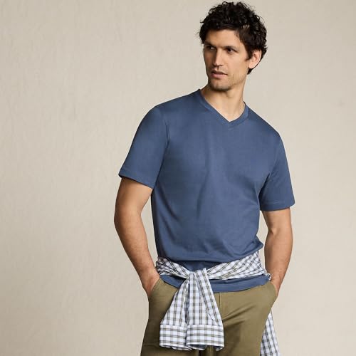 Lands' End Men's Super-T Short Sleeve V-Neck T-Shirt4