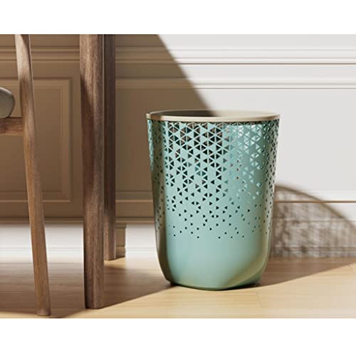 Compost bin Kitchen/Garbage Trash Can Simple Waste Paper Basket Bin Household Garbage Recycling Container Without Cover for Kitchen Living Room Bathroom Bedroom Step Trash can (Color : A)