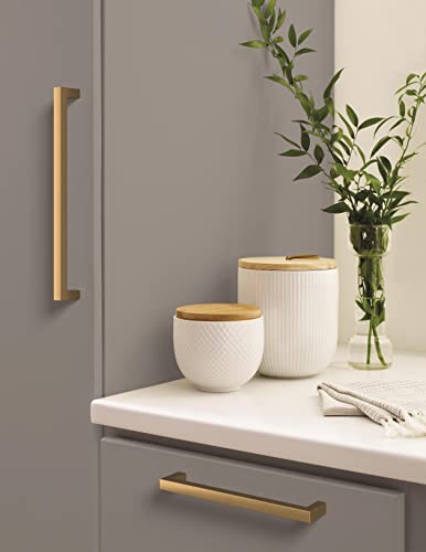 Image of Amerock Monument 6-5 /16 inch (160mm) Center-to-Center Champagne Bronze Cabinet Pull - 10 Pack