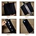 COOLBEBE Seat Belt Pillow for Kids, Extra Soft Toddler Travel Pillow for Car Seat, Universal Carseat Strap Cushion Pads for Childs Baby People Adults, Black