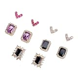 FOMIYES 10 Stück Metall-Nagelzubehör Strasssteine Für Nägel Farbige Strasssteine Kristall-Ab-Strasssteine Nagelkunst-Juwel Fingernagelsteine Nagelkunst-Kristall Liebe