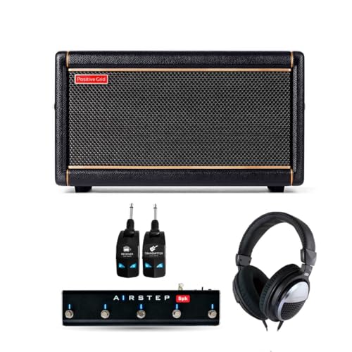 Positive Grid Spark2 �t�b�g�X�C�b�`���w�b�h�z�������C�����X�V�X�e�� LGW-01 �Z�b�g Black �M�^�[�A���v �x�[�X �G���A�R�Ή� 50W �|�W�e�B�u�O���b�h