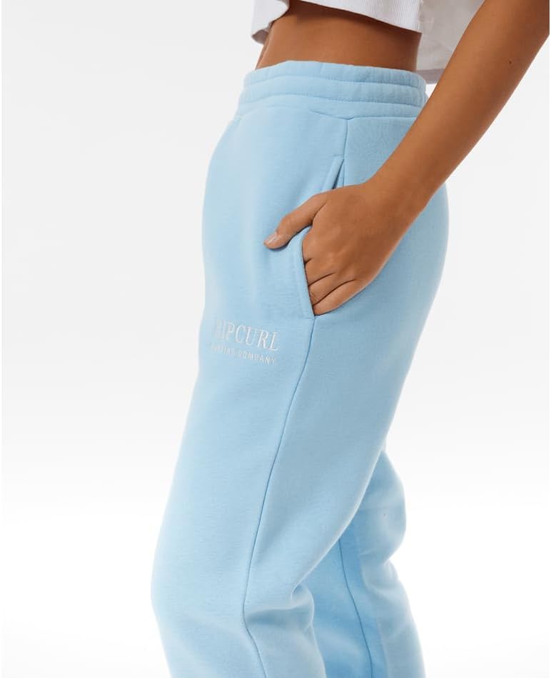 Rip Curl Womens Surf Staple Fleece Sweatpants with Elastic Waist and Cuffs - Image 2