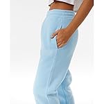 Rip Curl Womens Surf Staple Fleece Sweatpants with Elastic Waist and Cuffs - Image 2