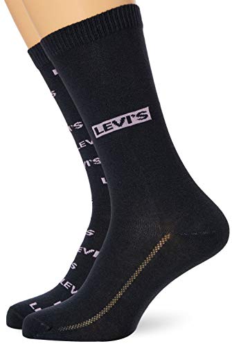 Levi's Logo all-Over Print Regular Cut Socks (2
