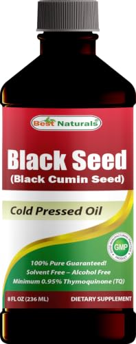 Best Naturals Black Seed Oil, Cold Pressed Nigella Sativa, 8 oz