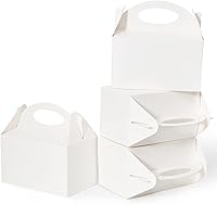 Vista 12 de 12 Piezas Cajas Pequeñas de Dulces para Fiestas, Bolsas de Regalo de Dulces, Galletas y Golosinas de 6 Pulgadas, Caja Triangular para Fiesta