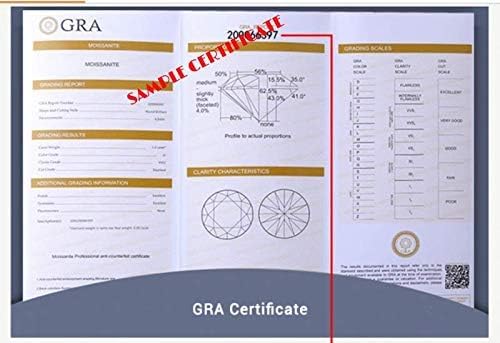 1.0 - 10.0 Carat Certified Round Excellent Cut Solitaire Four Prong Hidden Halo Moissanite & Lab Diamond Engagement Ring In Silver 925 Platinum Plated Sterling Silver Ring For Women Promise Bridal Wedding Ring4