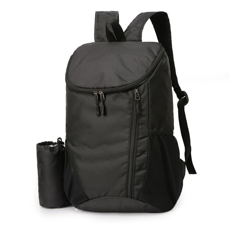 Mochila Deportiva Negra Impermeable y Liviana miniatura 2