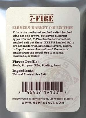 Sal Ahumada Hepp's Salt Co. 7-Fire 57 g miniatura 2