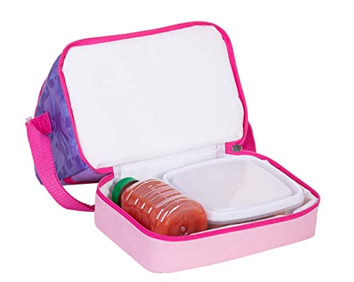 Kit Mochila Escolar Infantil Estrelas Rodinhas Impermeável Feminina Menina Resistente Lilás Brilho G