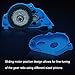 OGRC Aluminum Motor Mount Gear Cover Set Upgrade Parts for 1/10 Arrma Senton 4X4 550 Typhon 4X4 550 Granite 4X4 550 Rc Truck Replace ARA311029 (Blue)
