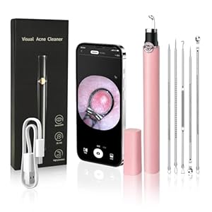 Visible Blackhead Remover with 2.4Ghz WiF,30fps Image Transmission Rate, Visible Blackhead Remover which Use Type-c Charging Port,Charge 1 Hour to Use 10 Days