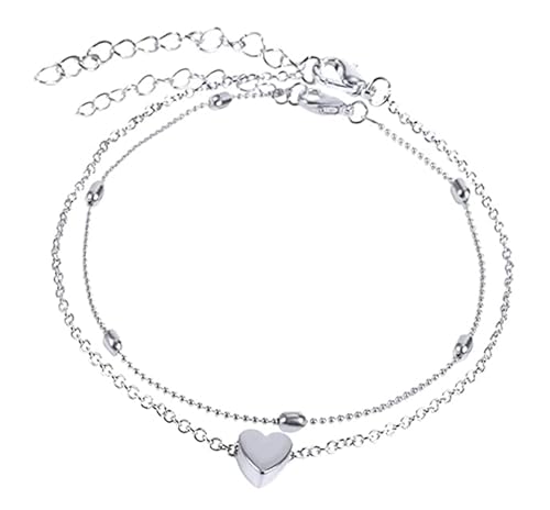 Taicols Bracciale da Donna Cavigliere Cuore