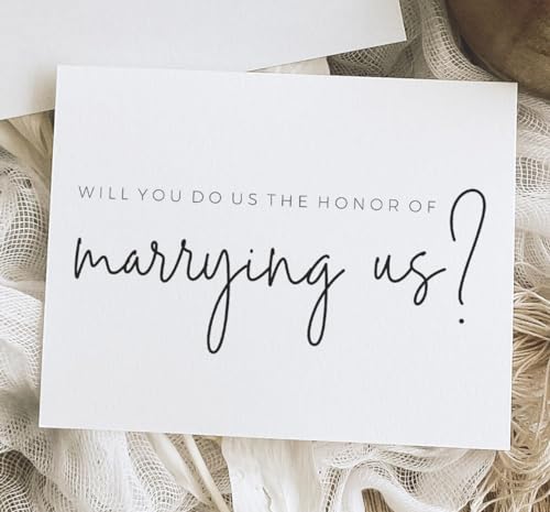 Will You Marry Us Card. Will You Do Us The Honor Of Marrying Us. ...