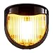 RecPro RV 12V Porch Light with Amber Lens | RV Utility Light Fixture for Motorhomes, Campers, Trailers, 5th Wheels (Single)