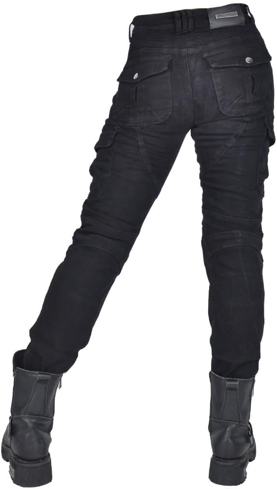 Women Moto Jeans Motorcycle Pants Motorbike Biker Trousers with Protector