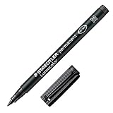 marqueur permanente Rotulador permanente Lumocolor 317-9 negro, mediano, 1 mm, 1 pieza