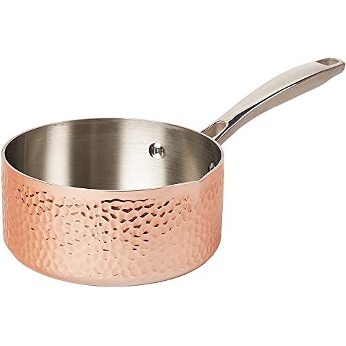 Cuisinart Hctp-9 Hammered Collection 9-Piece Cookware Set Copper Bundle With Deco Chef Gourmet 12 Piece Stainless Steel Knife Set With Storage Block Full Tang Design #TOP3