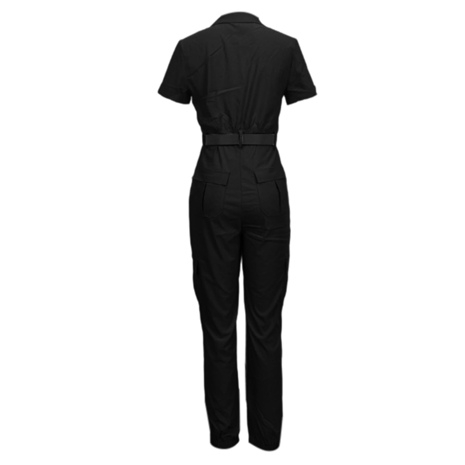 Tuta Elegante Donna -Jumpsuit casual estiva autunnale indossare tutti i giorni comoed tinta unita l design versatile.