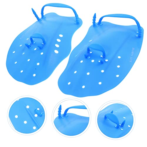 BESPORTBLE 2 Peças De Barbatanas Infantis Luvas De Silicone Equipamento De Treinamento De Natação Lu