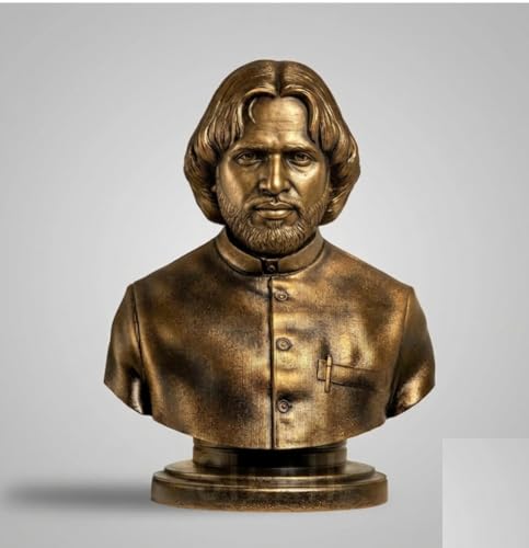 Image of Half Burst Customized Miniature | 3D Half Burst Statue | Personalized Bronze Colour Statue