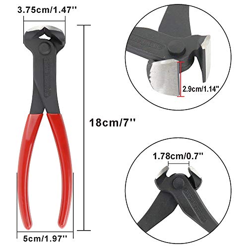 High Leverage End Cutting Nippers and Nail Puller Set #TOP23