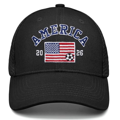 Image of Adjustable State Flag Trucker Hat Mesh Baseball Cap with Embroidered Patch for Men Women