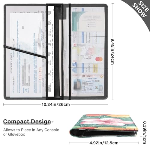 Organizador de Tarjetas para Auto Piel miniatura 3