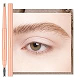 Oulac Crayon Sourcils Blond Waterproof Rétractable avec Brosse Longue Tenue Résistant aux Bavures Vegan, 01 Blonde