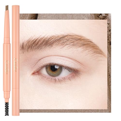 Oulac Matita Sopracciglia Biondo Waterproof Retrattile con Spazzola Lunga Durata Resistente alle Sbavature Vegan, 01 Blonde