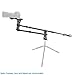 Neewer 70 inches/177 Centimeters Aluminum Alloy Jib Arm Camera Crane with 1/4 and 3/8-inch Quick Shoe Plate, Counter Weight for DSLR Video Cameras，Load up to 8 kilograms/17.6 pounds