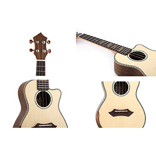 Ukulele Spruce Bois professionnels adultes 23 pouces Ukulele Uke Hawaii enfants petite guitare avec sac Gig for les… - Les Beatles, Paul McCartney, John Lennon, RIngo Starr, George Harrison Ukulele Spruce Bois professionnels adultes 23 pouces Ukulele Uke Hawaii enfants petite guitare avec sac Gig for les… – Image 5