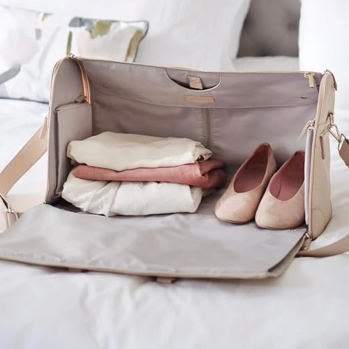 Image of Jenni Travel Bag, Jenni Bag, Jennibag Travel Bag, Garment Duffle Bags for Travel, Carry On Garment Bag, Large Capacity Multifunctional Storage Bag, Pink, Fashion