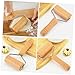 BRIGHTFUFU Wooden Dough Roller Pin Non Stick Baking Tool for Pastry Pizza Tortilla Ergonomic Handle for Easy Use Versatile Kitchen Utensil for All Dough Based Foods