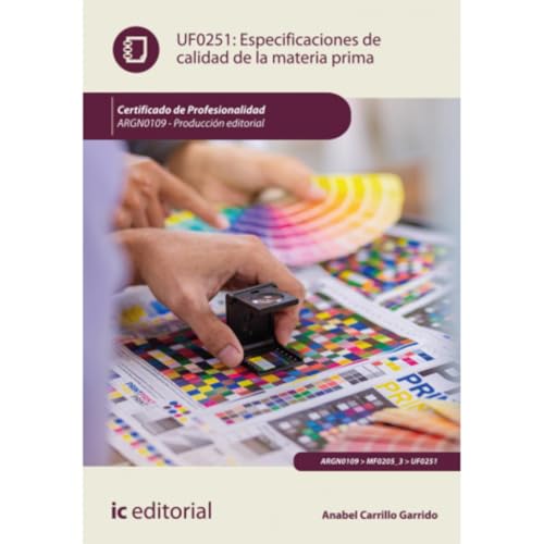 Portada de Argn0109 - Especificaciones de Calidad de la Materia Prima