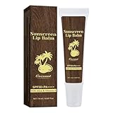 LSF 30 Lippenbalsam Sonnenschutz – Breitspektrum, feuchtigkeitsspendender Sonnenschutz mit Aloe und Vitamin E, Lip Balm Sunscreen, Do-Alles-Lippenbalsam, Dauerhafter Lippenschutz (1PC)