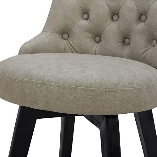 Image of Watson & Whitely Counter Height Bar Stools Swivel Barstools, Stone Grey