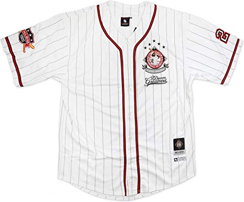 Big Boy Negro League Baseball All-Team Commemorative S2 Mens Jersey [White - 3XL] - ID#21998