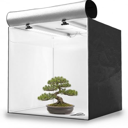HAVOX Studio Photo HPB-80D - 80x80x80cm – Boîte à lumière LED 13000lm – Lightbox Portable 2 Panneaux inclinables – Mini Studio Grand Format Produit, Fond Blanc, Shooting Catalogue, e-Commerce