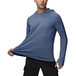 Roadbox Mens UPF 50+ Fishing Shirts, Long Sleeve UV Sun Hoodie, Hiking Running Swim Athletic Workout Shirt - Image 2