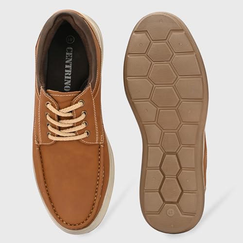 Image of Centrino Penny Loafers for Men | Shoes for Man Stylish | Casual Slip-On with Cushioned Insole | Lightweight Comfortable Mens Loafer Shoes | Hand-Stitched Moccasin Design | Slip On Shoes for Man Daily (9784)