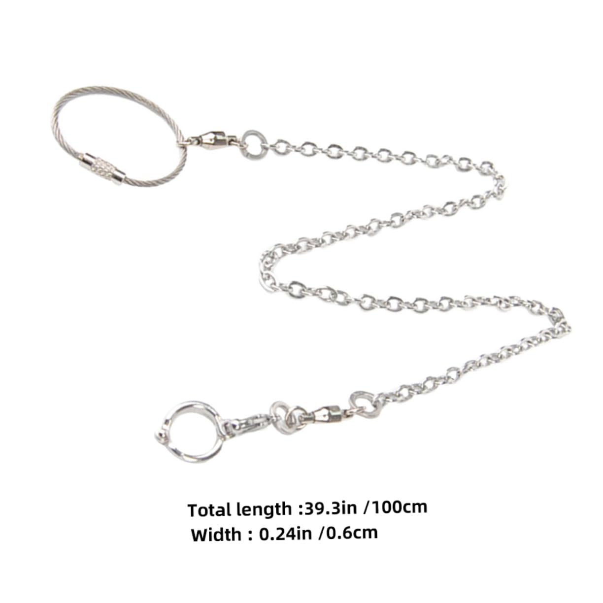 ORFOFE Parrot Foot Chain Stainless Steel Bird Leg Ring Bird Split Foot Open Ring Anklets and Leash