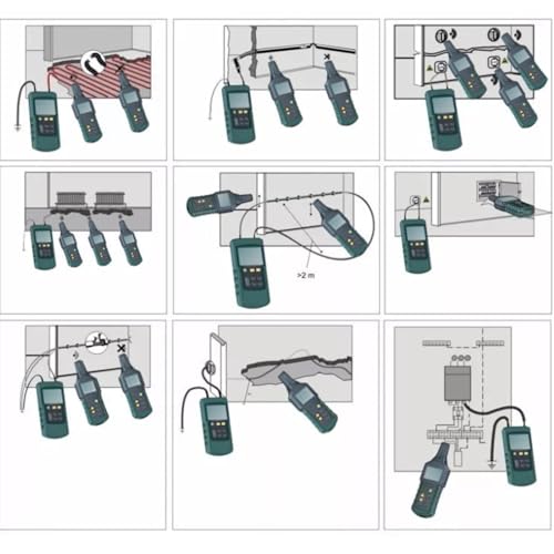 Mastech Ms6818,Ms6818 Localizador de Cabos, MS6818 12V a 400V AC ou DC Localizador de Cabos de Fios